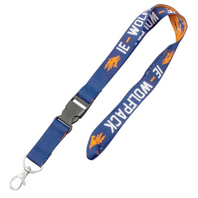 1/2" Buckle Release Woven Lanyard
